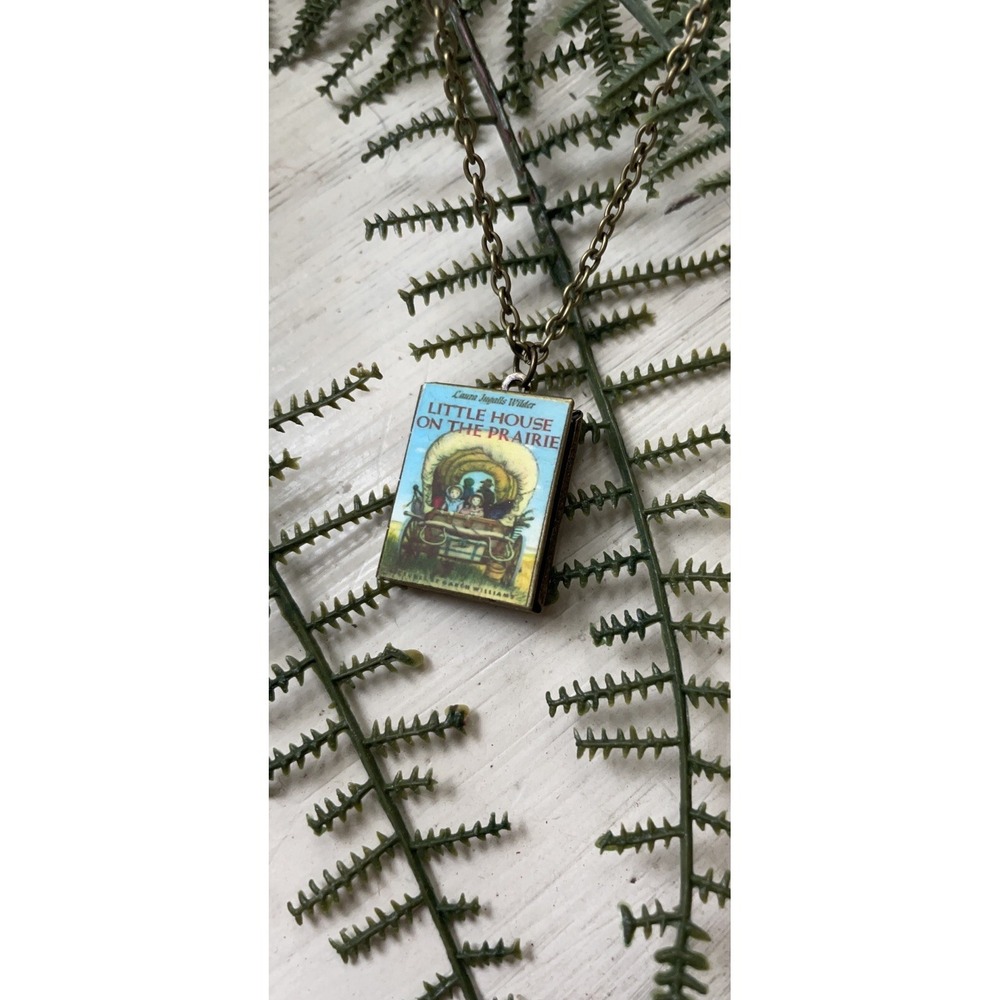 Little House on the Prairie Tv Show Book Laura Ingalls Wilder Necklace locket